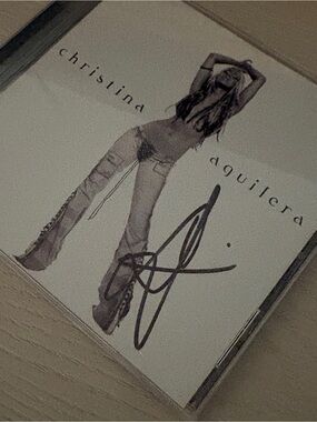 Christina Aguilera Autographed “Stripped” CD